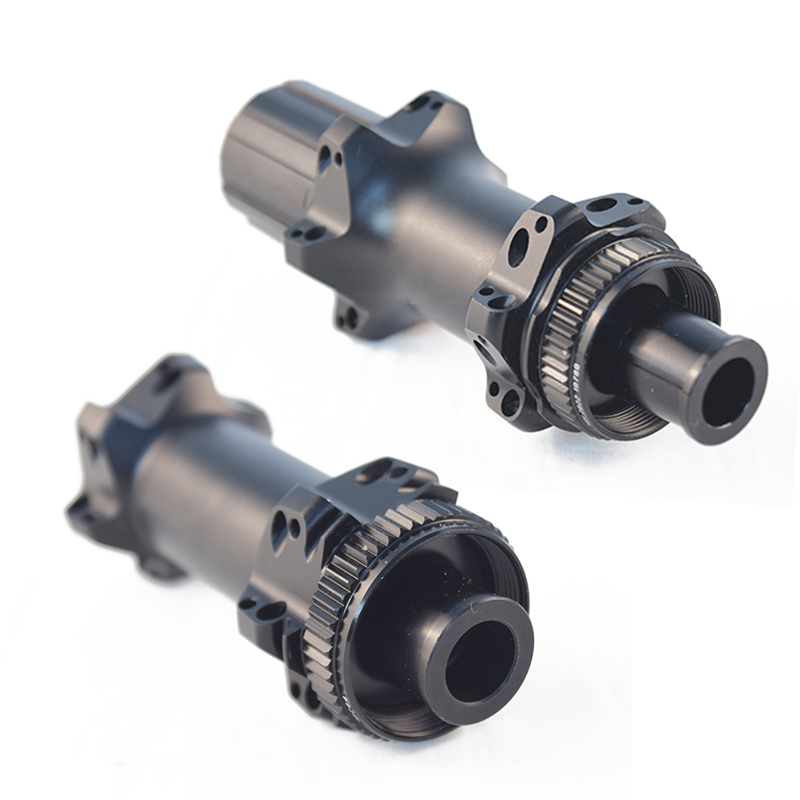 Road bike disc brake hub cnter lock