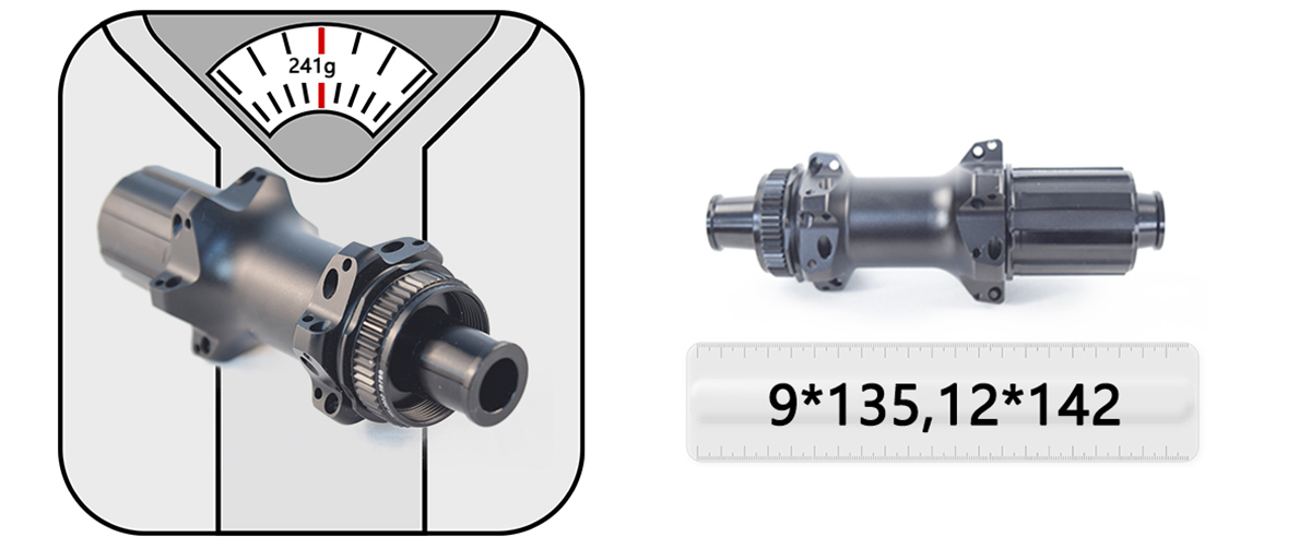 Rear hub 10*135mm or 12*142mm Rear hub 10*135mm or 12*142mm