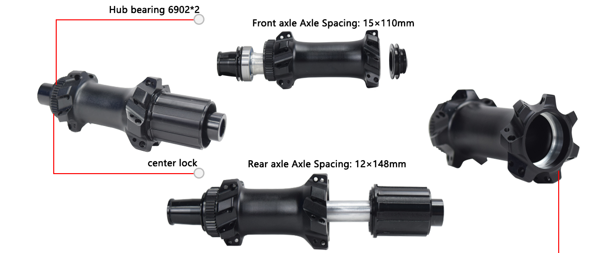 SA-MD02 Center Lock Hub for MTB Durable Build SA-MD02 Center Lock Hub for MTB Durable Build