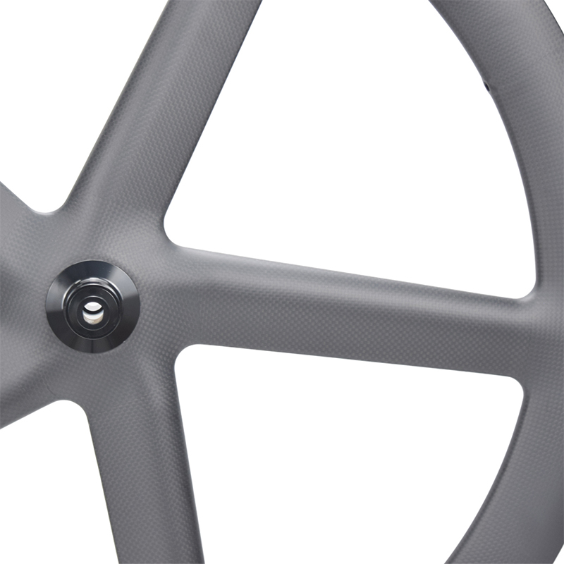 Center lock 5 spokes bicycle carbon wheels