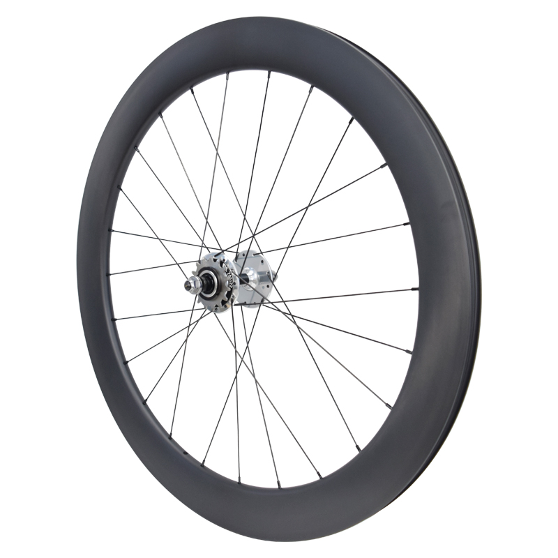 Carbon track cycling wheels