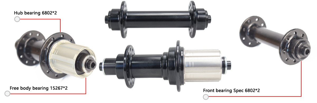 rim brake 4pawls hub 