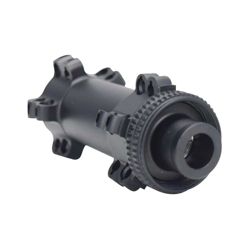 Straight-pull center-lock hub