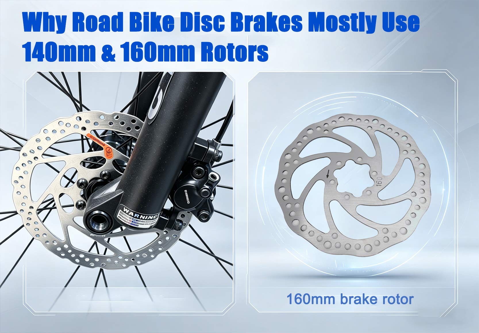 The Golden Standard of Road Bike Disc Rotors | The Logic Behind 140mm & 160mm Specs