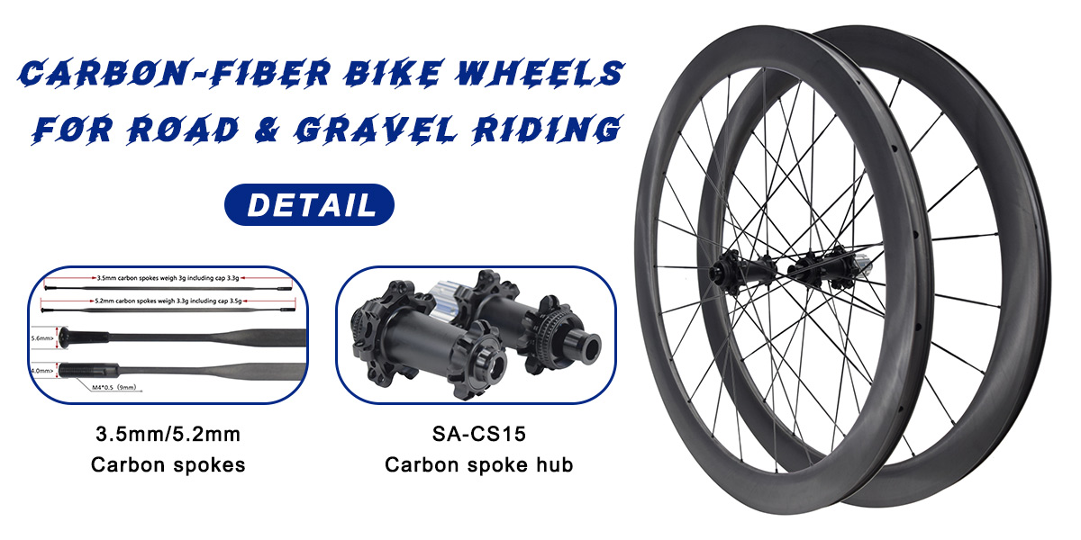 Carbon‑fiber bike wheels for road & gravel riding Carbon‑fiber bike wheels for road & gravel riding
