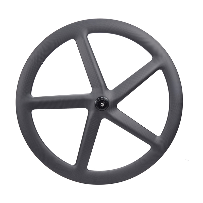 Integrated aero 5-spoke carbon construction